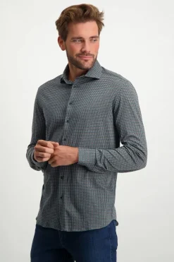 New Geruit overhemd Lange Mouw Overhemden|Casual Overhemden