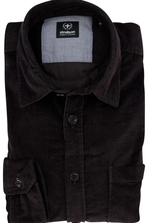 Fashion Overhemd bruin Lange Mouw Overhemden|Casual Overhemden